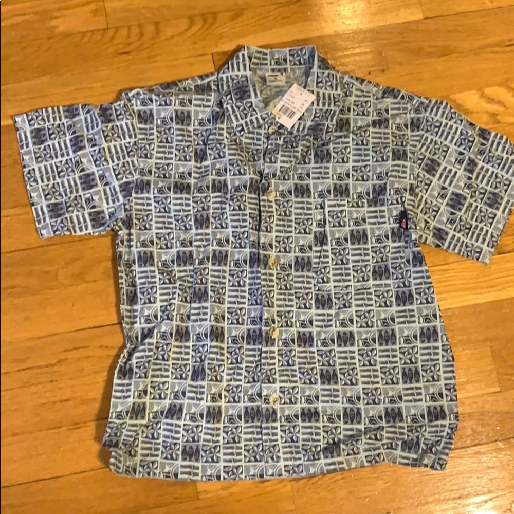 NWT Short sleeve button down shirt